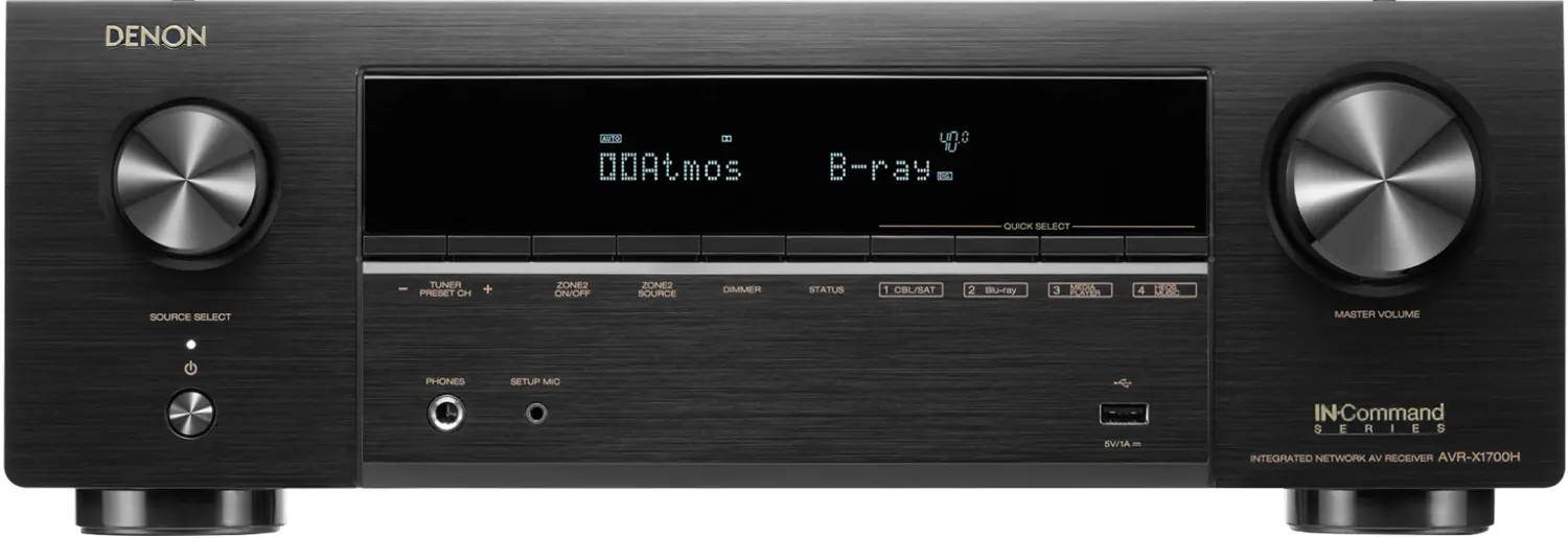 【美品】DENON AVR-X1700H Amazon.com: Denon AVR-X1700H 7.2 Channel AV Receiver - 80W