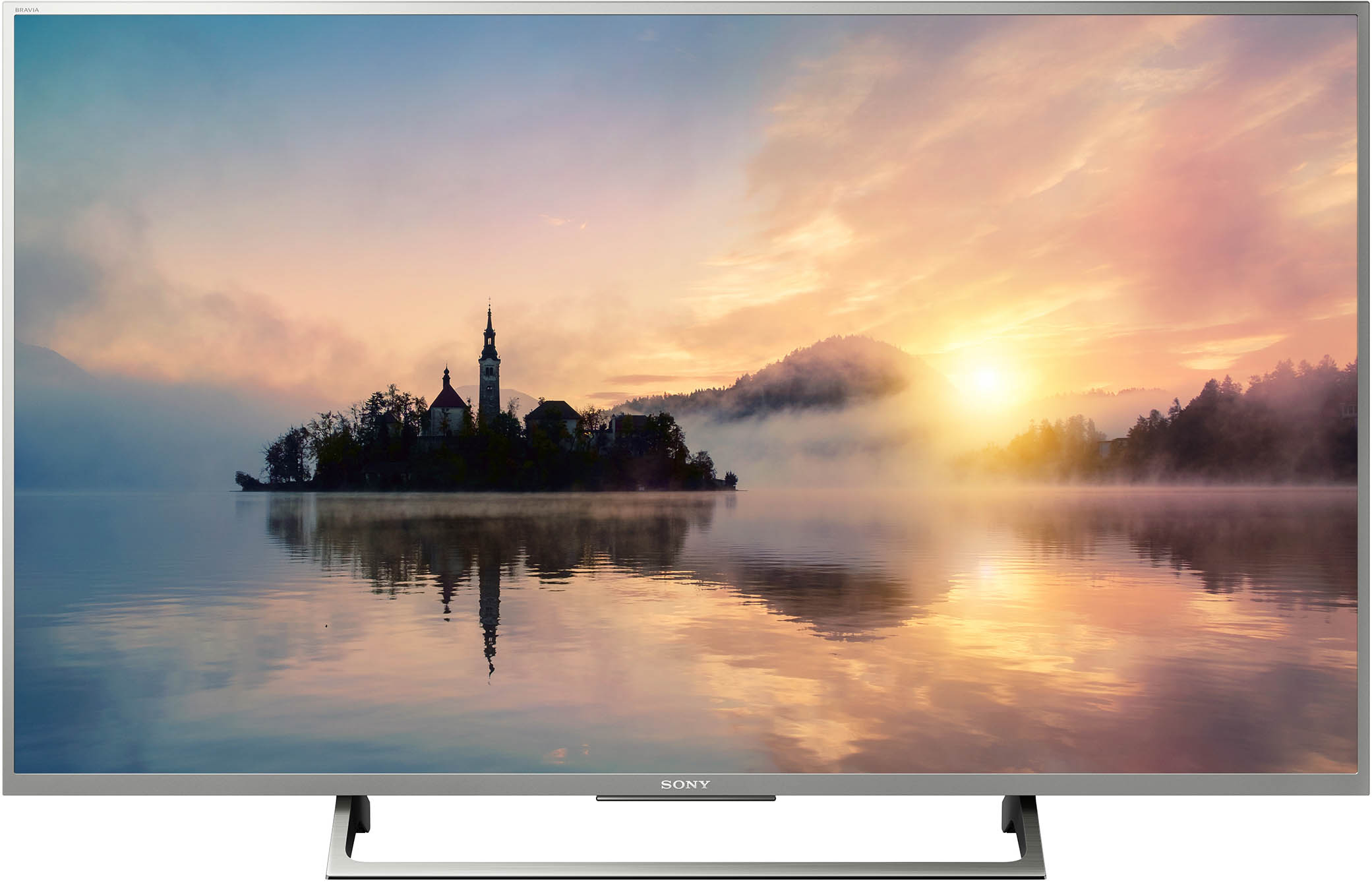 Sony Bravia KD55XE7073 LED HDR 4K Ultra HD Smart TV, 55 with Freeview Play  & Cable Management, Silver